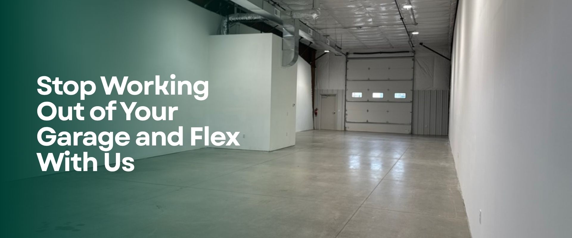 A detailing business operating in a Flex Spaces unit